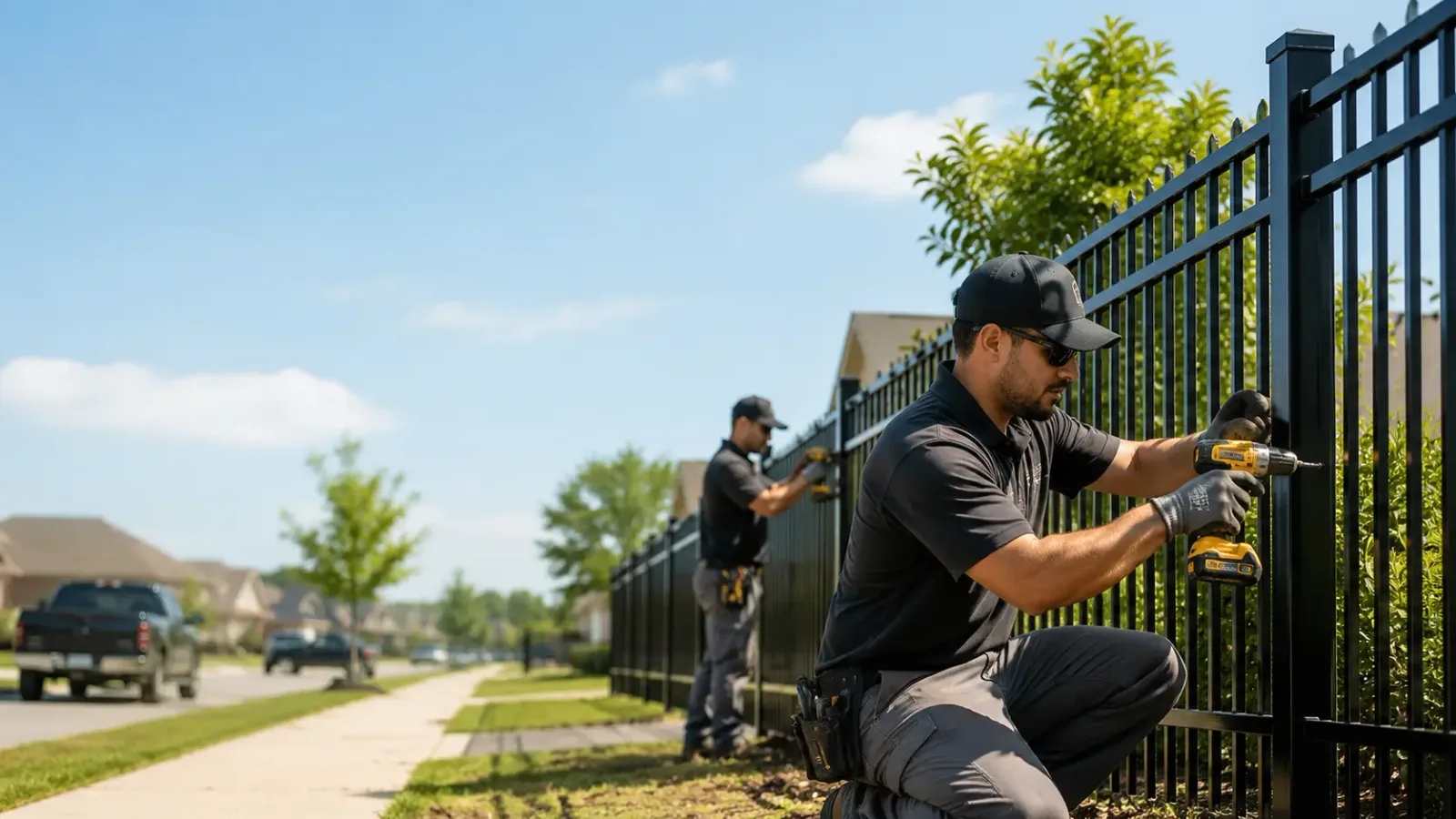 Metal Fence Installation in Palmyra, NE